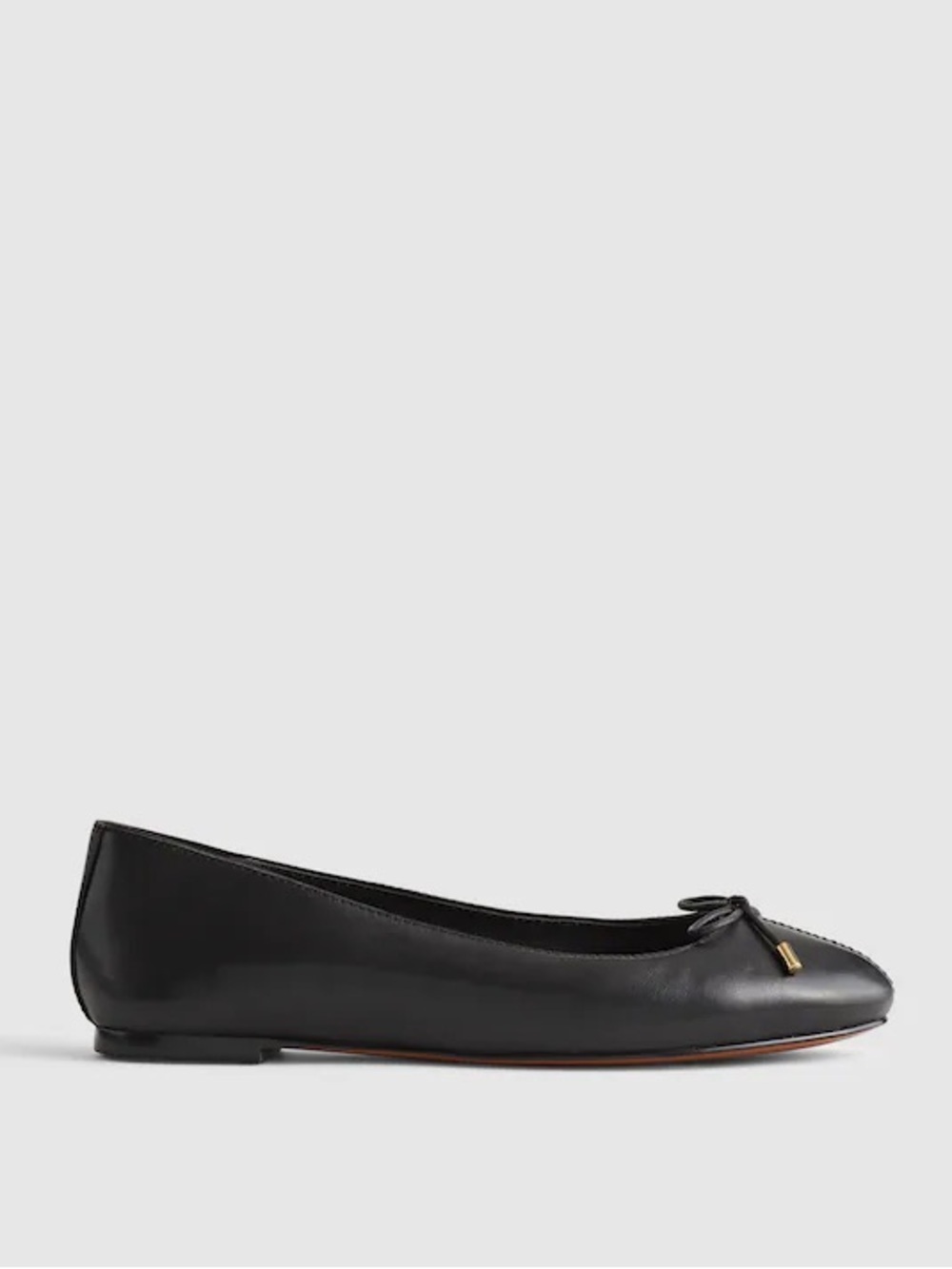 Madewell The Hester Flat in True Black Size 7.5